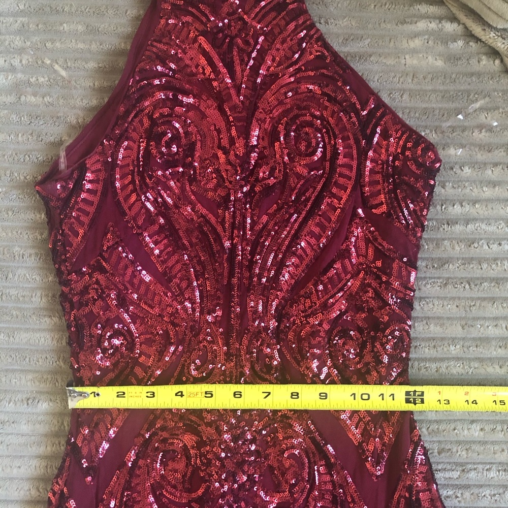 ❤️ RED SEQUIN DRESS ❤️ - Picture 3 of 6